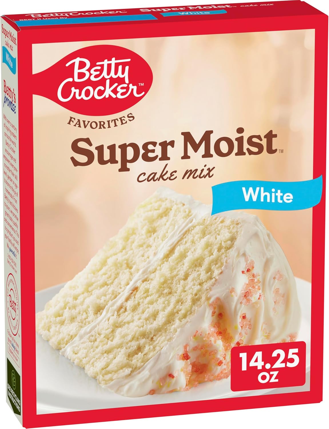 Betty Crocker Favorites Super Moist White Cake Mix, 14.25 oz