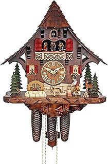 HerrZeit by Adolf Herr Cuckoo Clock - The Busy Wood Chopper AH 446/1 8TMT