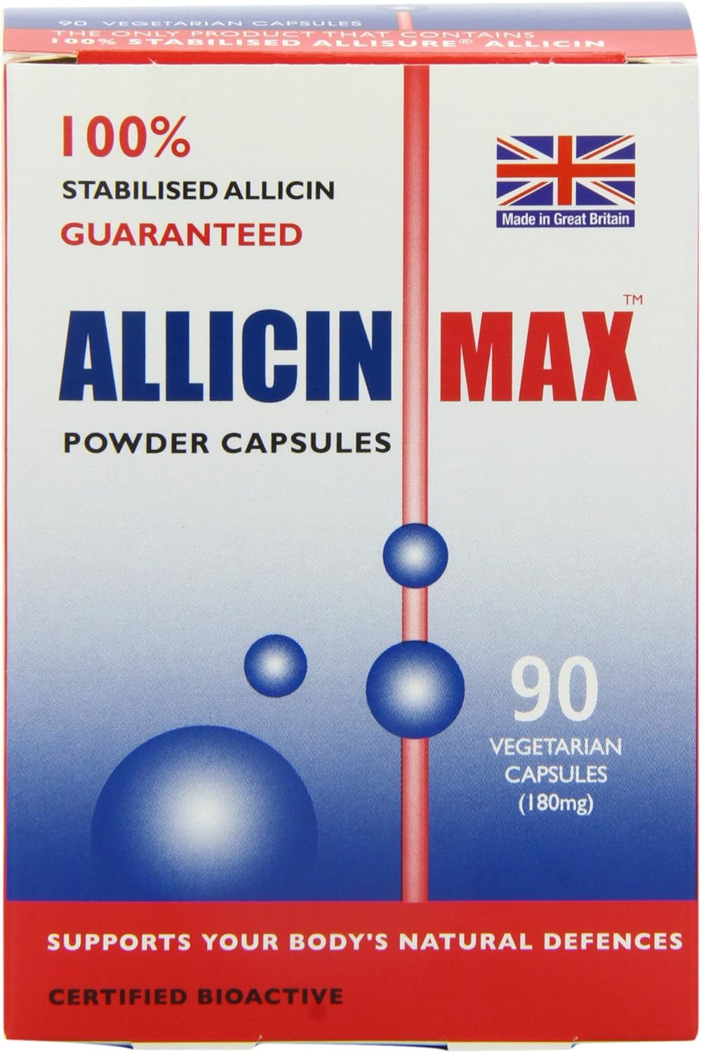 ALLICINMAX SGK 100% Pure Capsules - Pack of 90