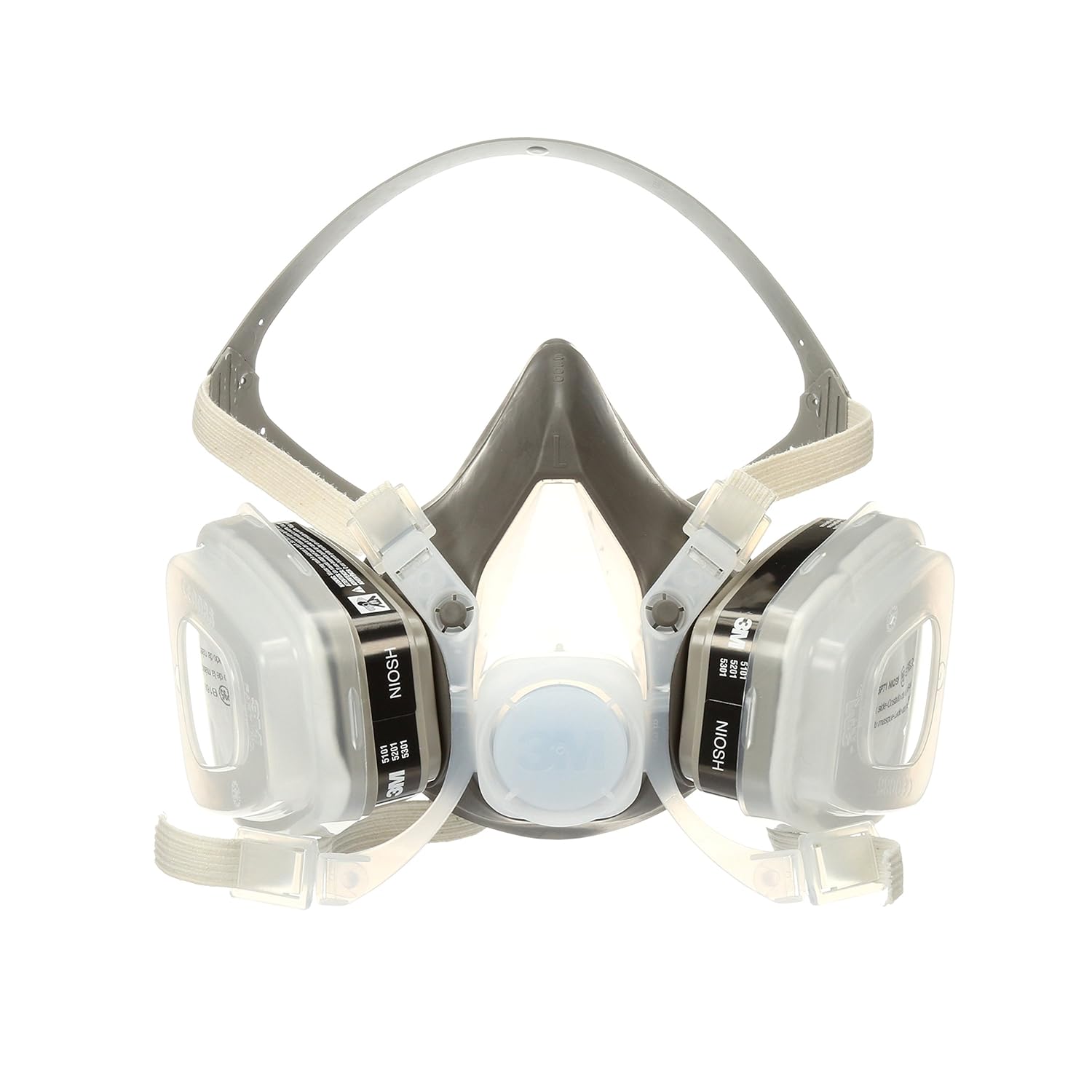 3M 53P71 Half Face P95 Respirator, NIOSH APPROVED, Disposable, Large Size, Protection Against Organic Vapors and Particulates