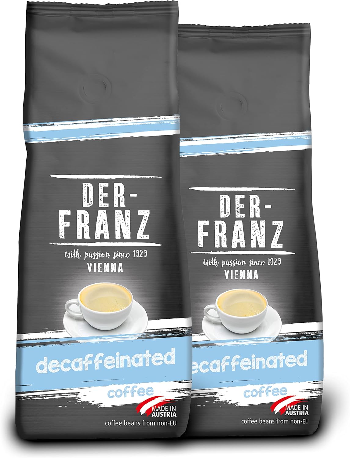 Der-Franz Decaffeinated Coffee, ground, 2 x 500 g