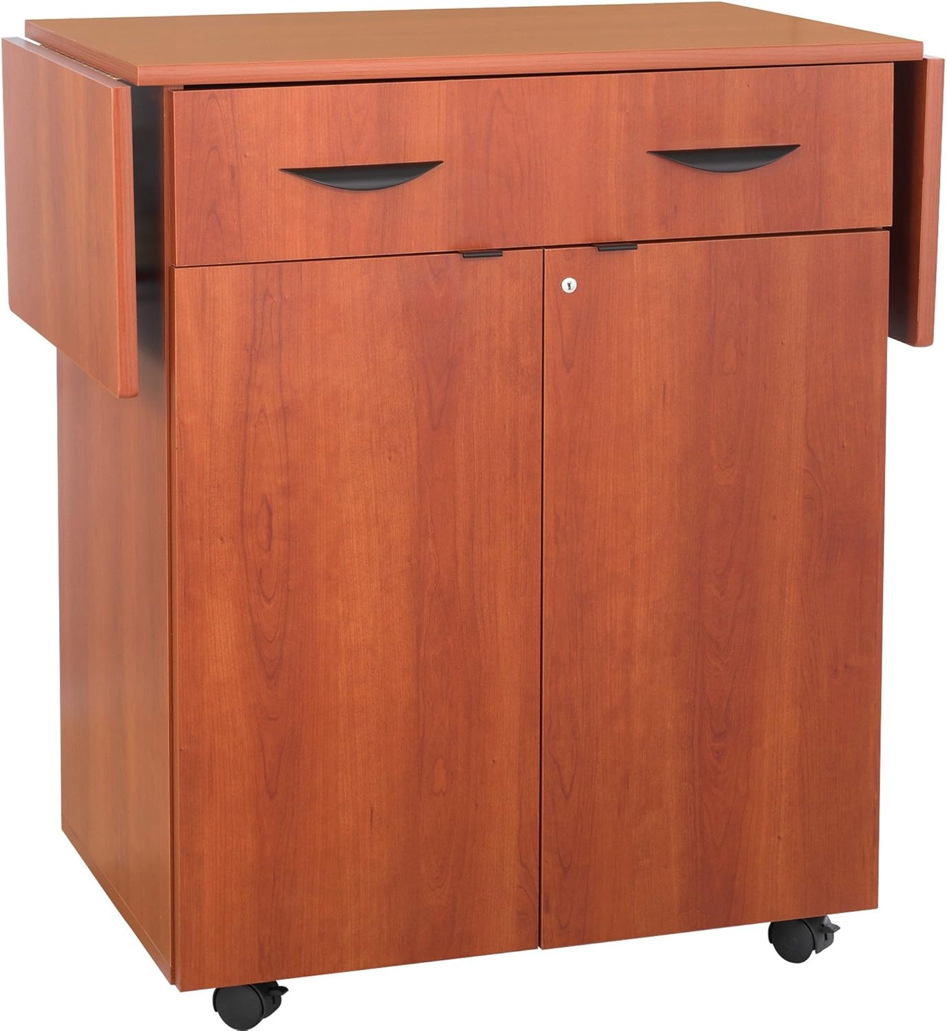 Safco 8962Cy Hospitality Service Cart, Cherry