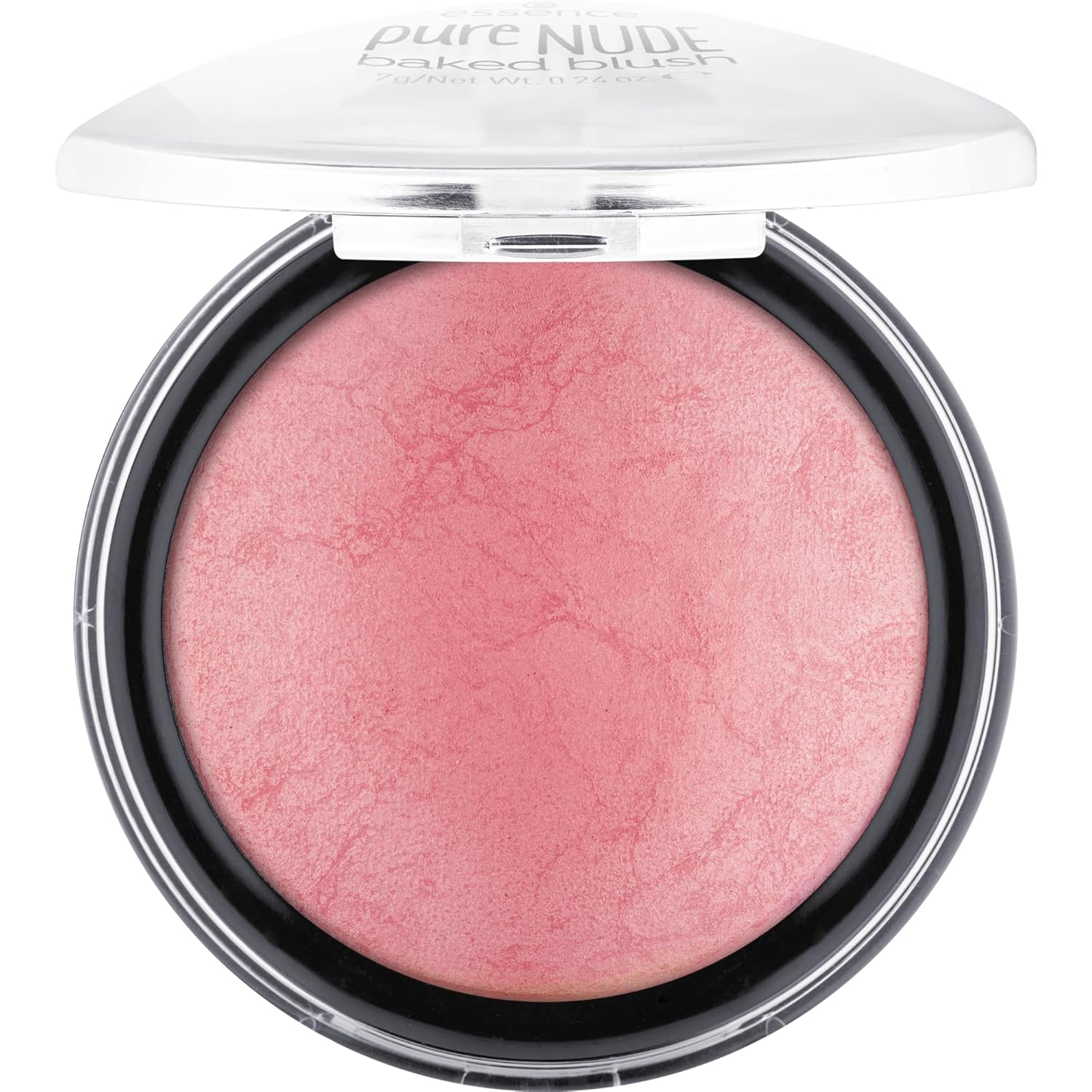 essence | Pure Nude Baked Blush | Highly Pigmented Baked Texture for a Bright, Healthy Glow | Available in 8 Gorgeous Shimmery Shades | Vegan & Cruelty Free (02 pink flush)