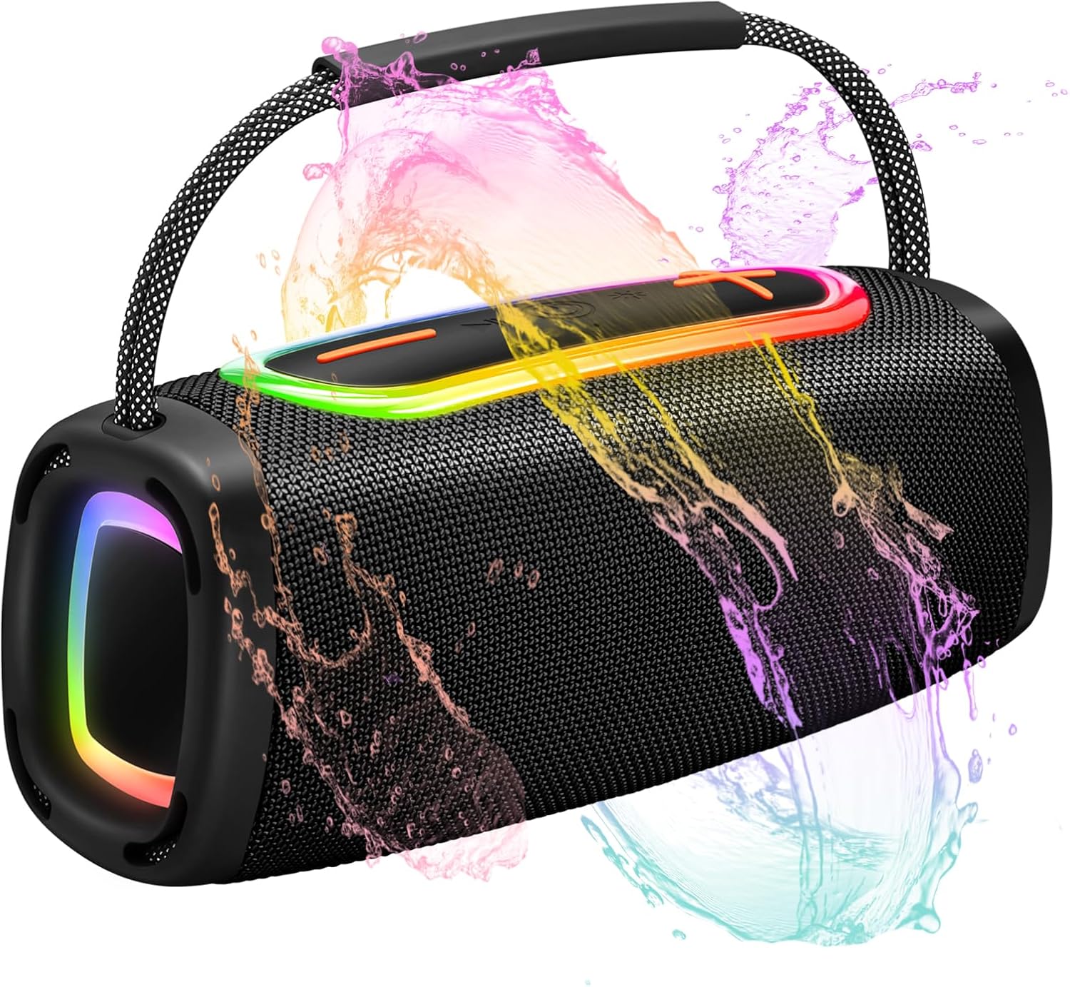 Matast Portable Wireless Bluetooth Speaker with 24W Stereo Sound, BassUp, BT5.3