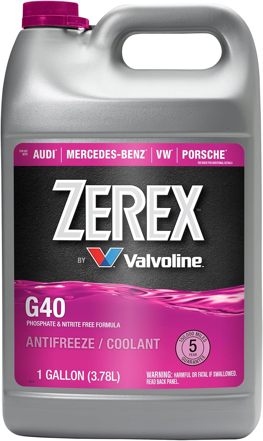 Valvoline Zerex G40 Phosphate and Nitrite Free Concentrate Antifreeze/Coolant 1 GA