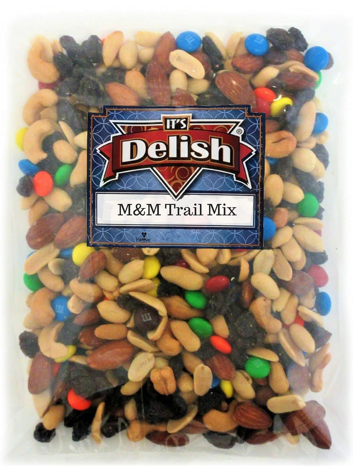 Classic Trail Mix with M&M's by Its Delish, 10 lbs Bulk | Gourmet Chocolate M and M Trail Mix with Dried Fruit and Nuts