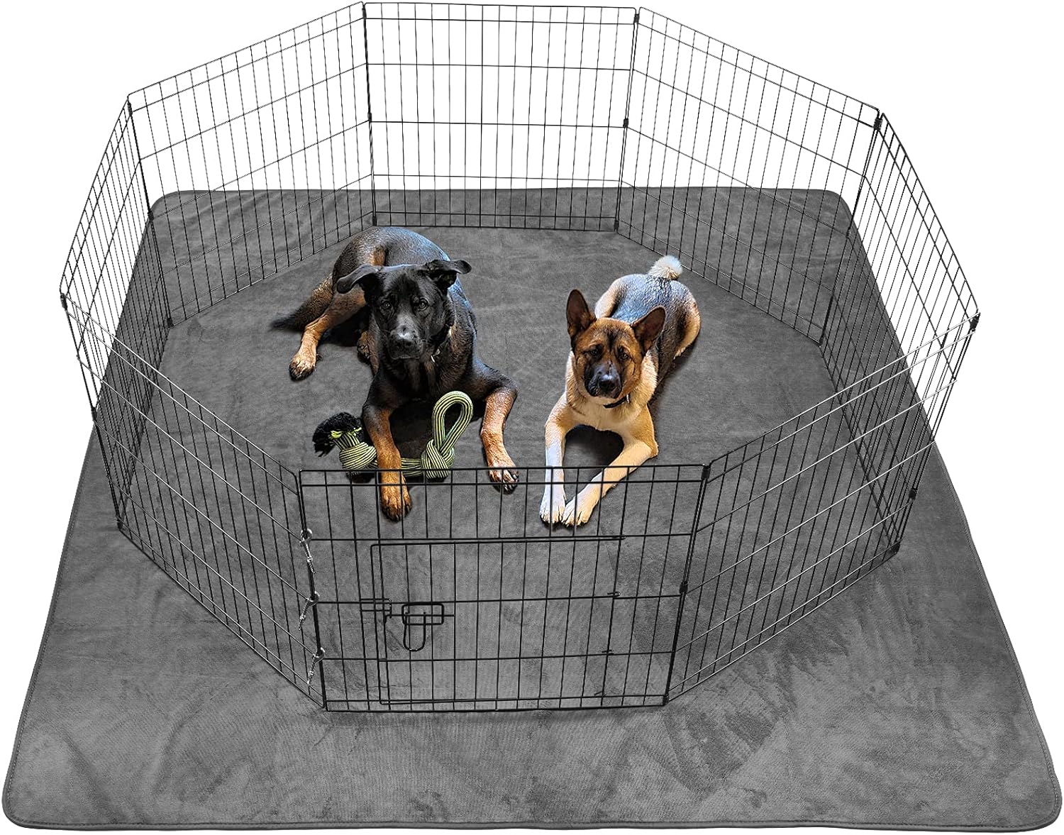 Dog Pee Pad Washable-Extra Large 125x168 cm Instant Absorb Training Pads Non-Slip Pet Playpen Mat Waterproof Reusable Floor Mat for Puppy/Senior Dog Whelping Incontinence Housebreaking