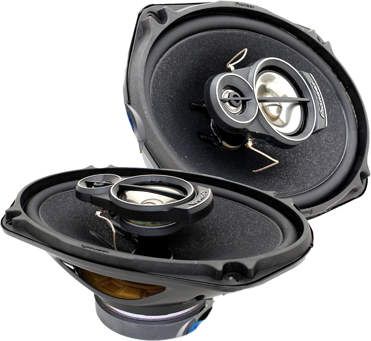 Pioneer TS-A6976S A Series 6" X 9" 550 Watts Max 3-Way Car Speakers Pair with Carbon and Mica Reinforced Injection Molded Polypropylene (IMPP) Cone Construction