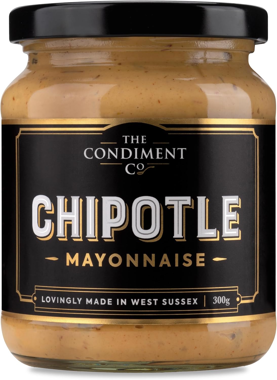The Condiment Company Chipotle Mayonnaise 300g - Spicy Chipotle Sauce with Hot Chilli and Adobo for Dips, Sandwiches & Sauces