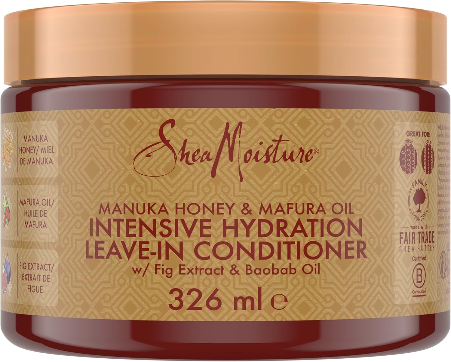 SheaMoisture Manuka Honey & Mafura Oil Intensive Hydration Leave-In Conditioner 326 ml