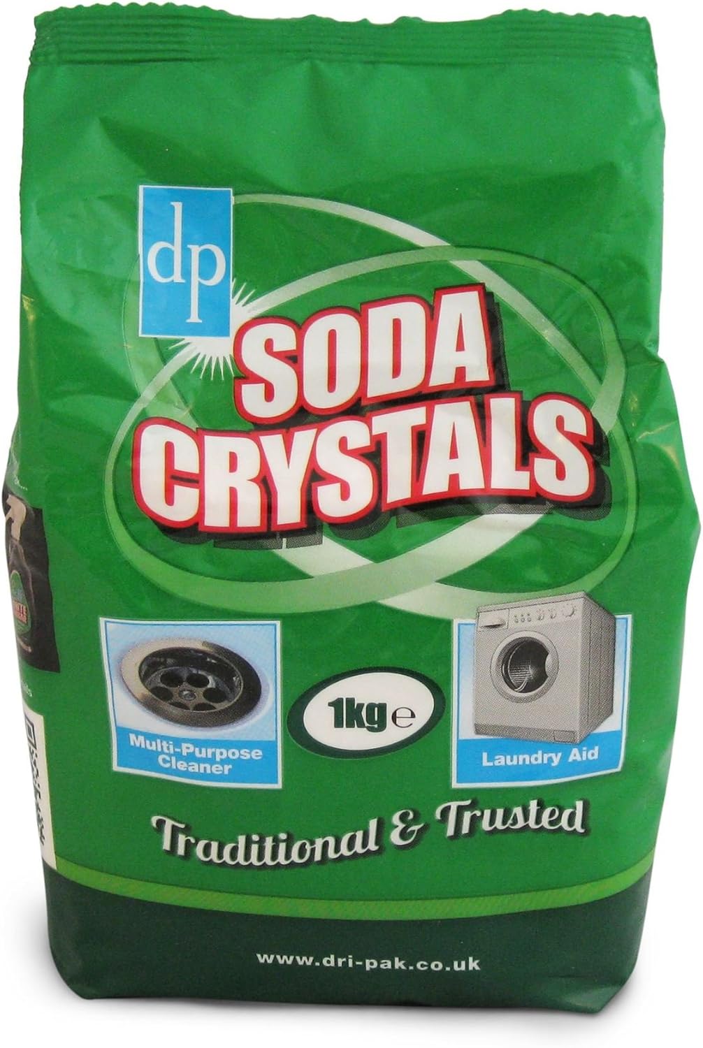 Nutwell DriPak Soda Crystals, 1kg x 6 bags, The Original Stain Remover