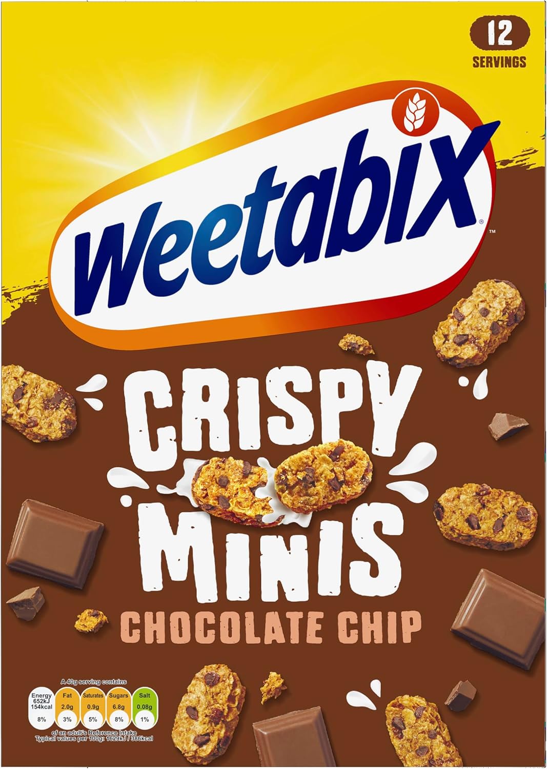 Weetabix Crispy Minis Chocolate Chip Breakfast Cereal 500g