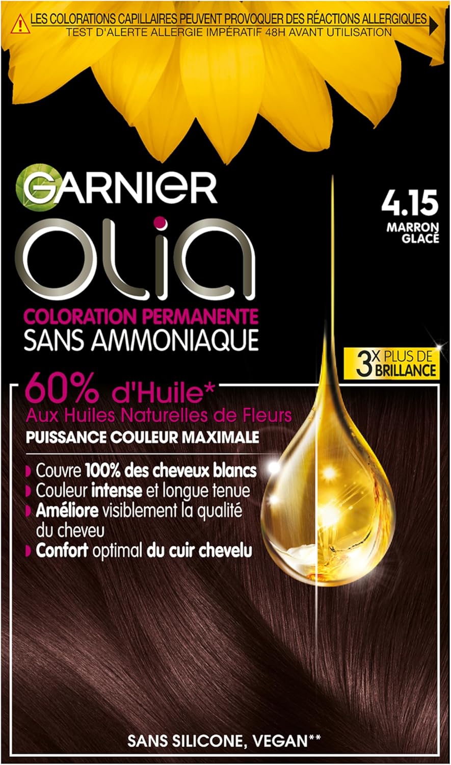 Garnier - Olia - Ammonia-free oil-based chestnut hair dye