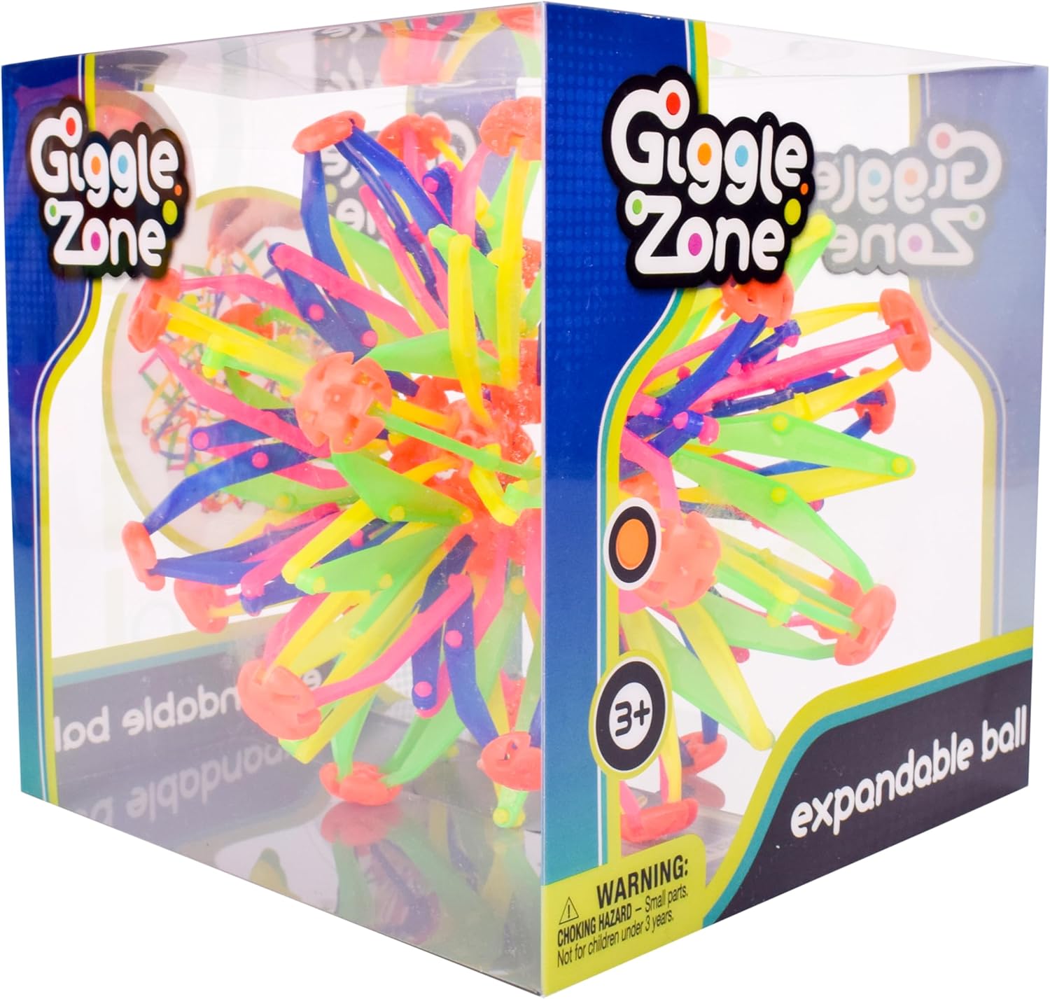 Sunny Days Entertainment Expandable Ball – Breathing Toy Sphere for Kids & Adults – Expands from 6.5’’ to 13"