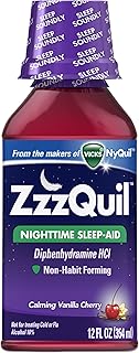 Zzzquil Calming Sleeping Vanilla Cherry 12 Fluid Ounce (OLD)