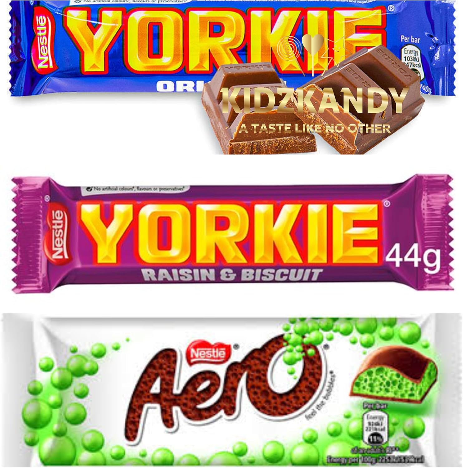 Chocolate Gift Hamper Yorkie, Raisin, Aero Peppermint Mix 24 Pcs Variety Pack For All Occasions Christmas, Birthday, Valentine Chocolate Lovers Delight Full Size Bars Christmas Selection Gift Box