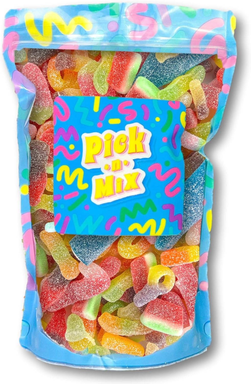 Fizzy Sweets Pick and Mix – Fizzy/Sour Sweets Classic Retro Pick n Mix Candy Selection – Sour Sweet Mix By The Sweet Treat Gifting Co.