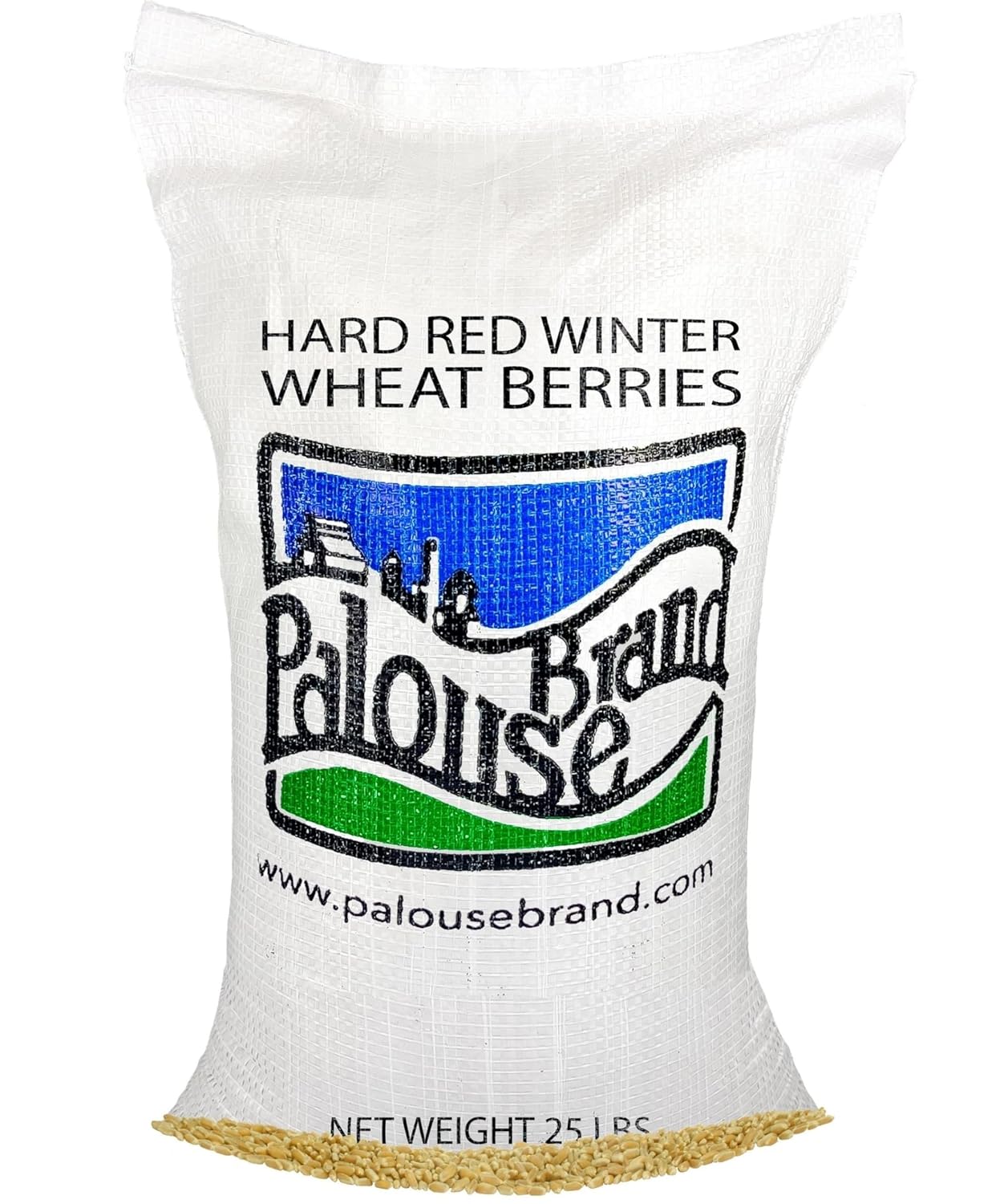 Certified Glyphosate Residue Free Hard Red Winter Wheat Berries | 25 LBS | Desiccant Free | Sproutable | Non-GMO Project Verified | Kosher