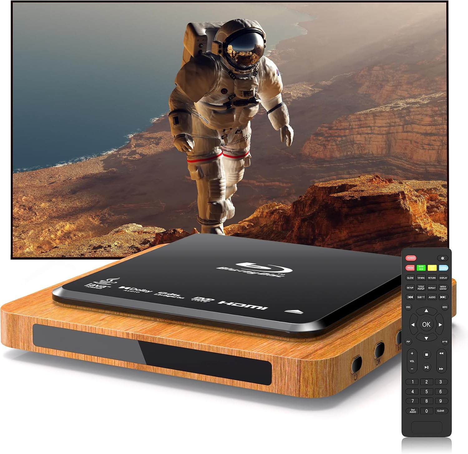 Blu-ray Player 1080P Full HD HDMI AV Output Dolby Audio USB Playback