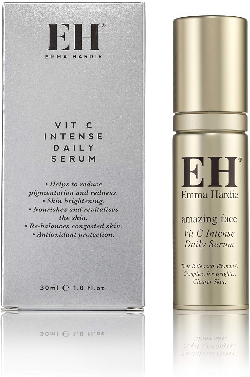 Emma Hardie 30ml Intense Daily Serum with Antioxidant Vitamin C Complex, Use to Rebalance & Revitalize Dull Skin, Reduce Pigmentation & Dark Spots, Suitable for Sensitive Skin, Vegan & Cruelty Free