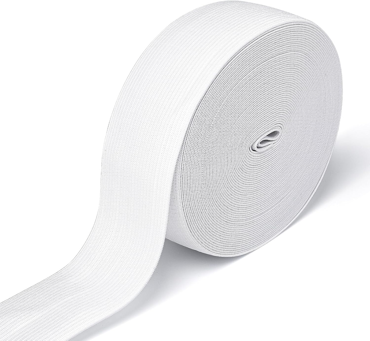 Airisoer Elastic Bands for Sewing 1.5 Inch x 12 Yards, White