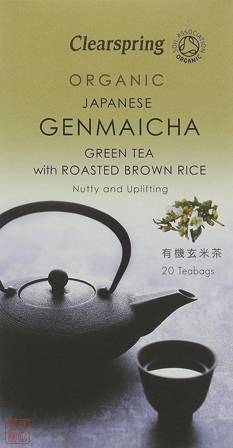 Clearspring Organic Genmaicha Green Tea With Rice (Pack of 3)
