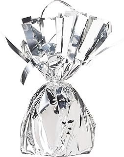Beistle Metallic Wrapped Balloon Weight Pack of 12