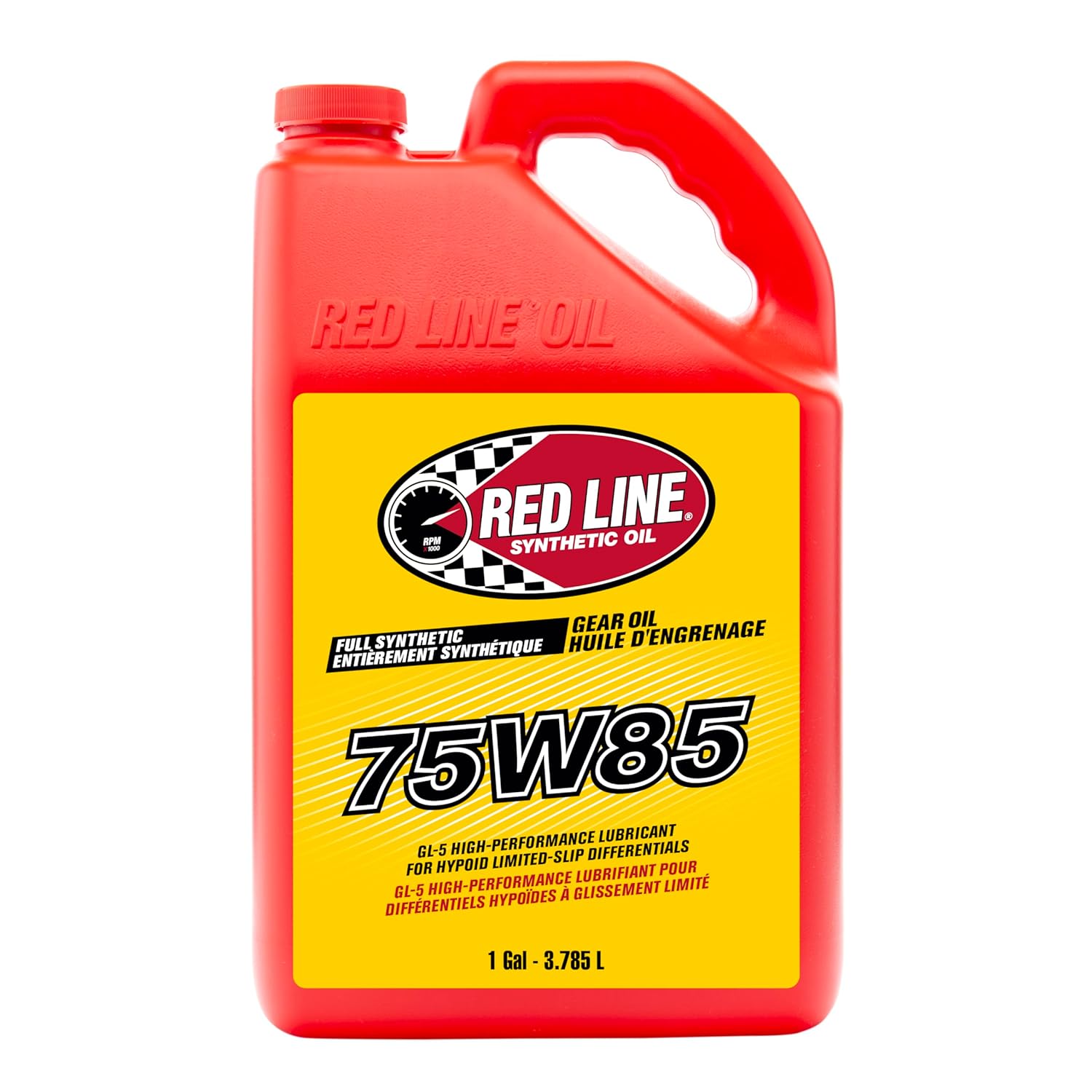 Red Line 50105 75W85 GL-5 Full Synthetic Gear Oil for Hypoid Limited Slip Differentials - 1 Gallon