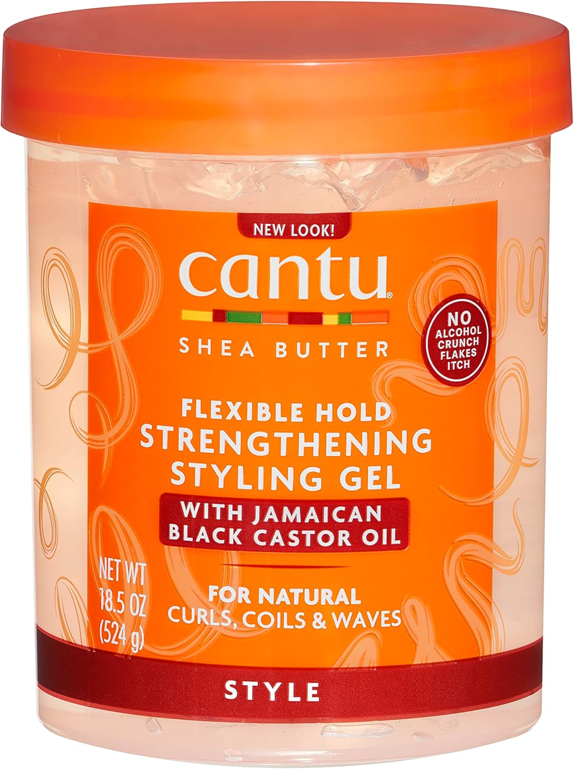 Cantu Strengthening Styling Gel with Jamaican Black Castor Oil 524g