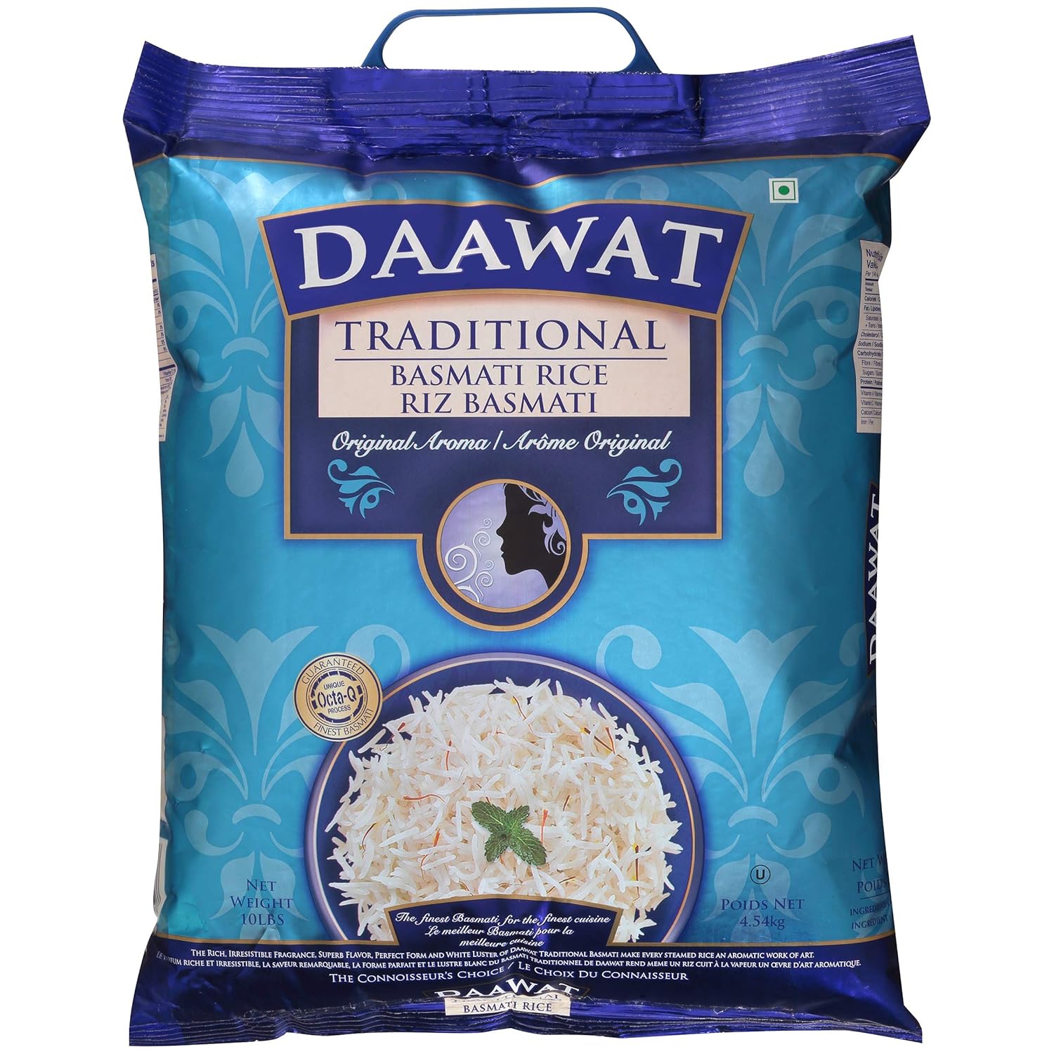 Daawat Traditional Basmati Rice, 10 Pound (3 Pack)