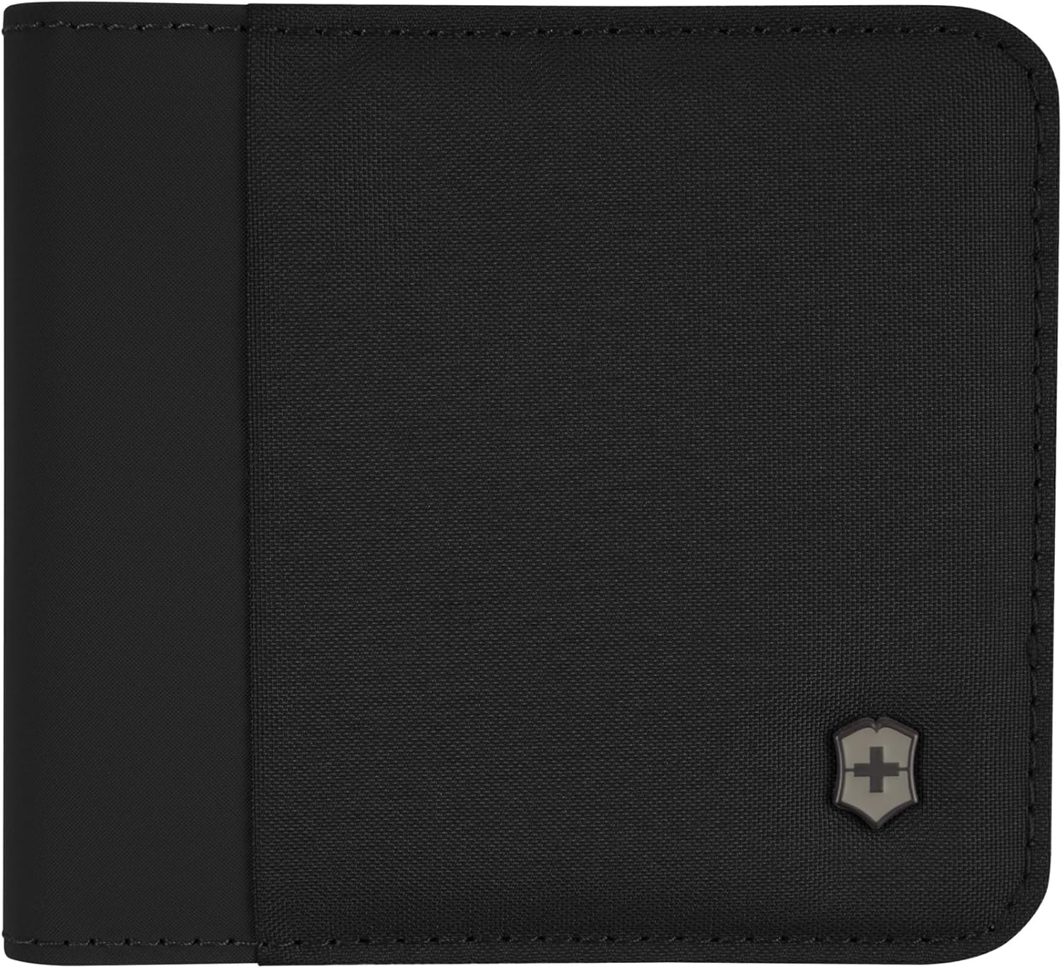 Victorinox Travel Essentials, Bi-Fold Wallet, RFID Wallet with Bill Compartment, Card Slots, ID Window and Coin Pocket - Black