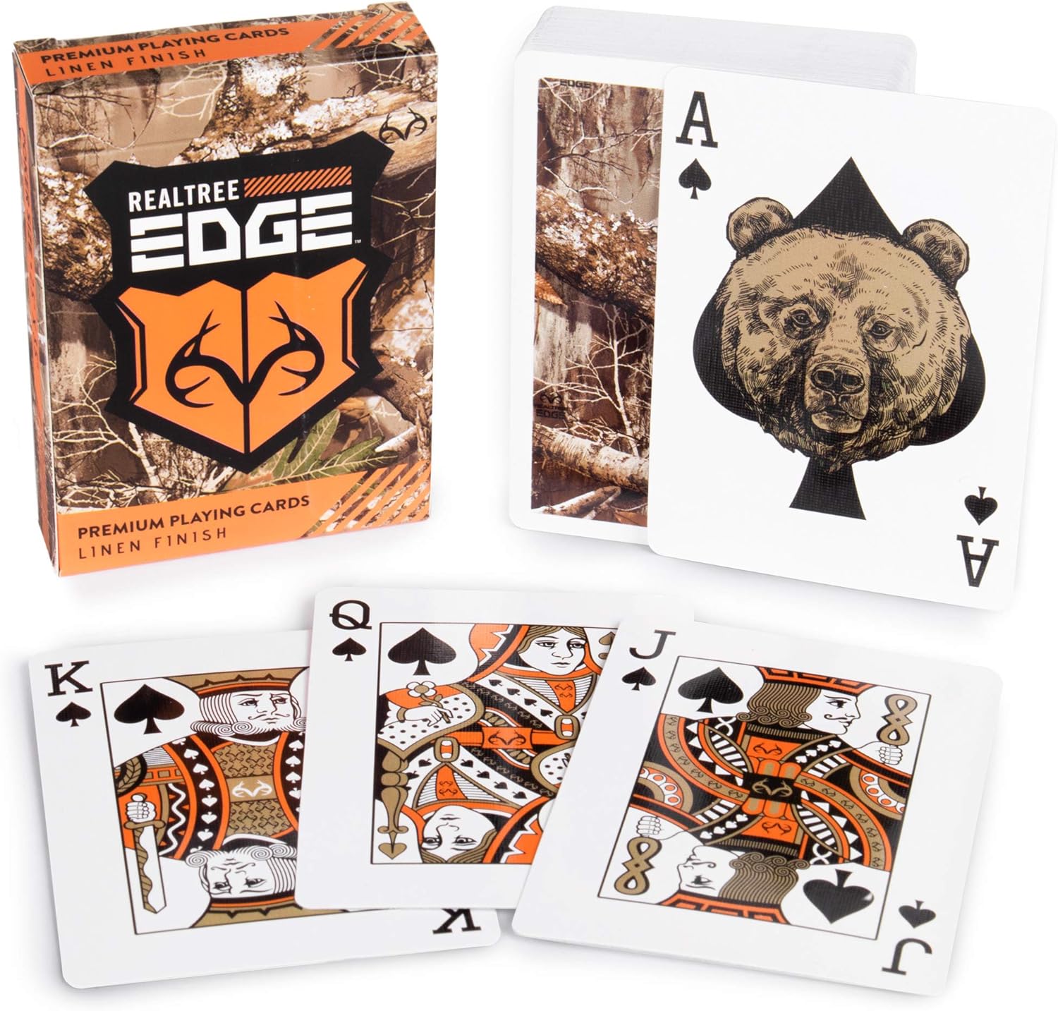 Brybelly Realtree Camouflage Playing Card Deck|Premium Woodland Standard Poker Size Camo Playing Cards|Woodland