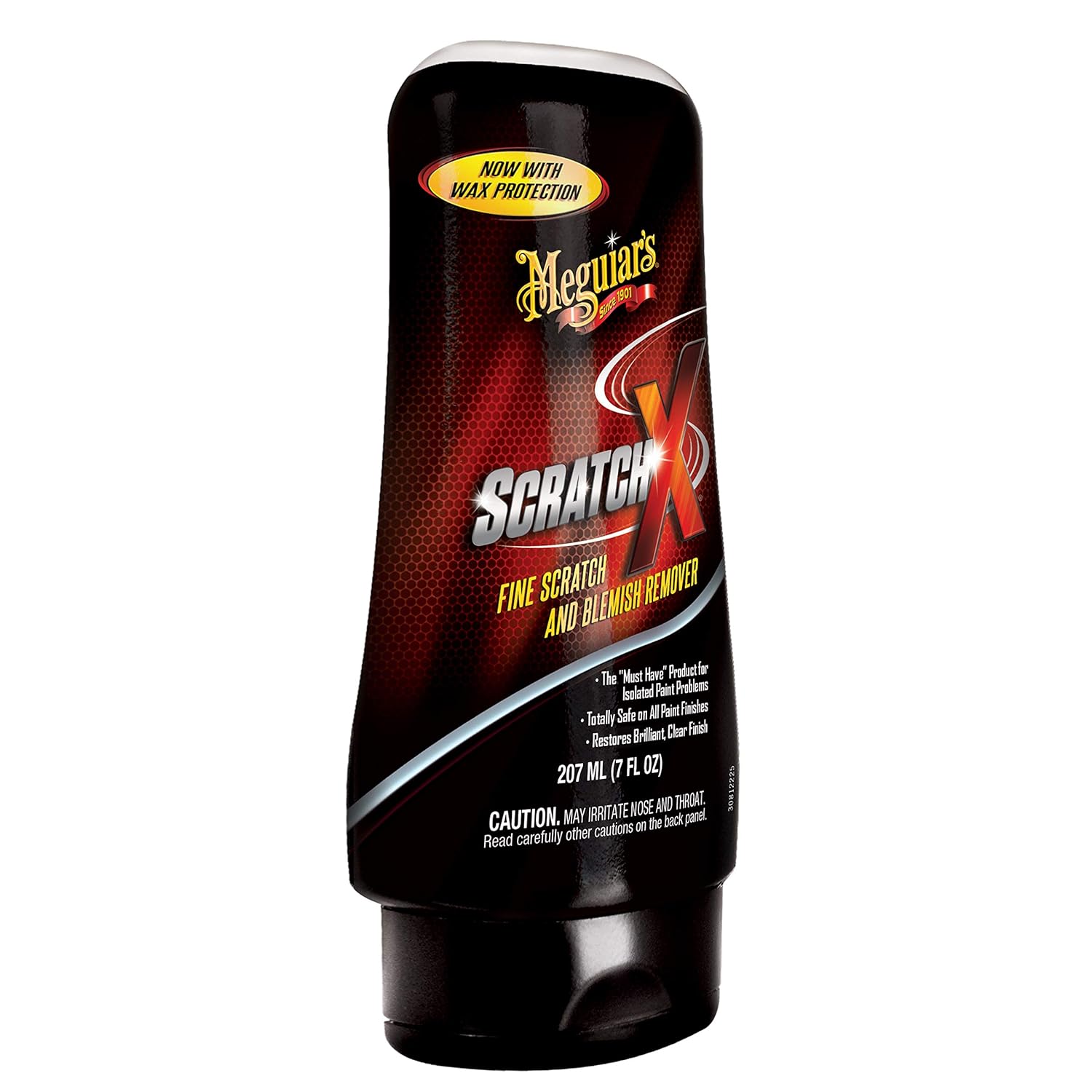 Meguiar's ScratchX Car Paint Scratch Remover, 207ml – New Formula with Micro-Abrasive Technology for Quick & Safe Removal of Fine Scratches, Swirls & Blemishes, Clear Coat Safe, Adds Wax Protection