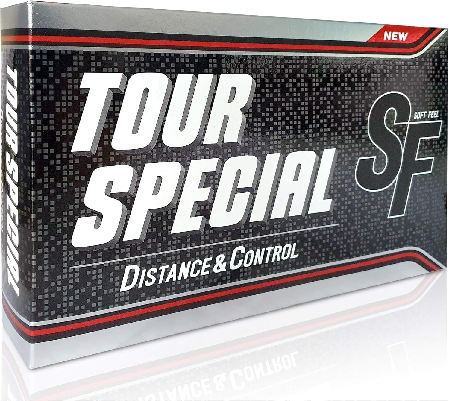 TOUR SPECIAL - 15 Golf Balls - Distance and Control - Golf Balls for Men and Women, White