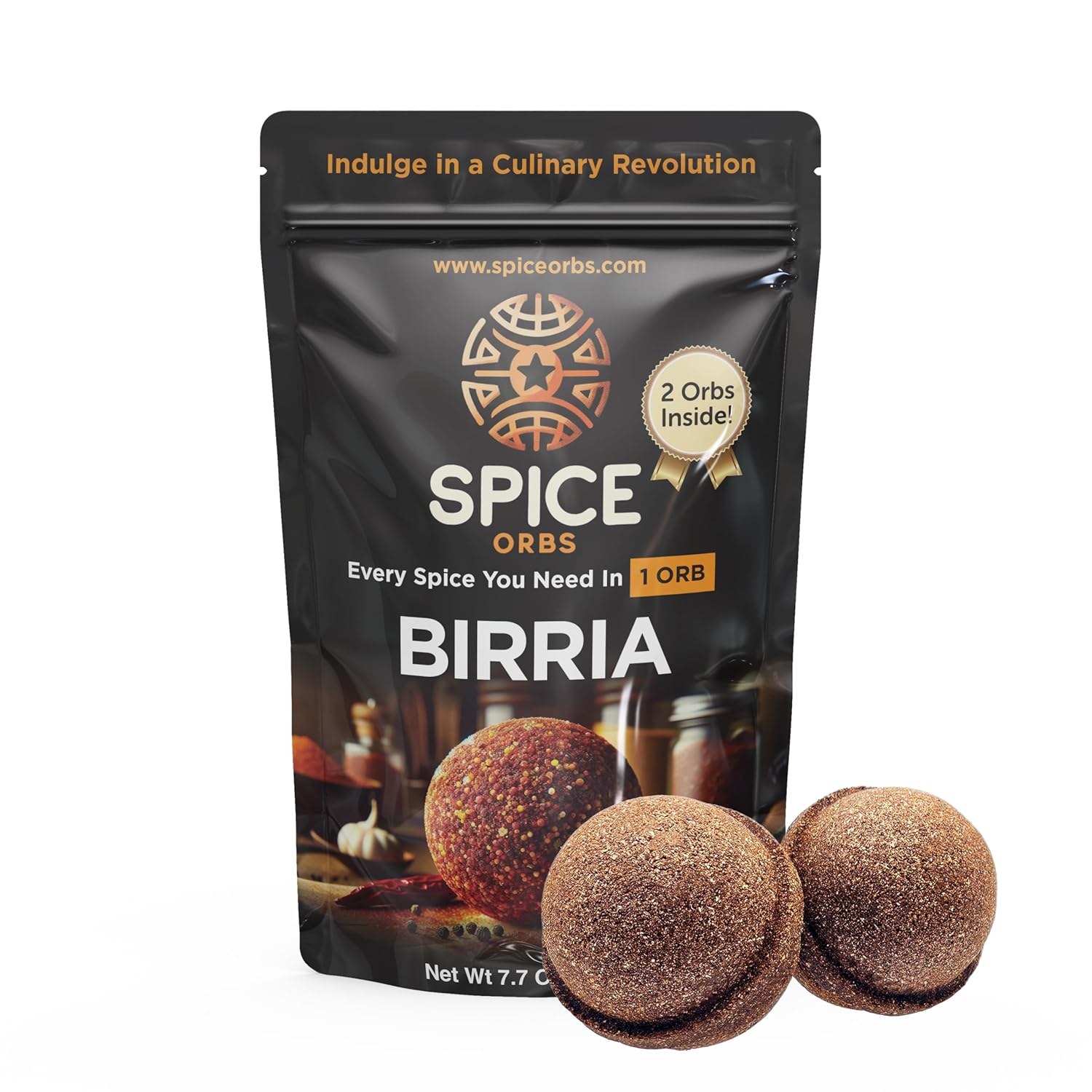 Birria Spice Orbs - 2 Pack - Instant Pot Large Birria Bombs - Made in USA - Just Add Water, Meat, & One Spice Orb