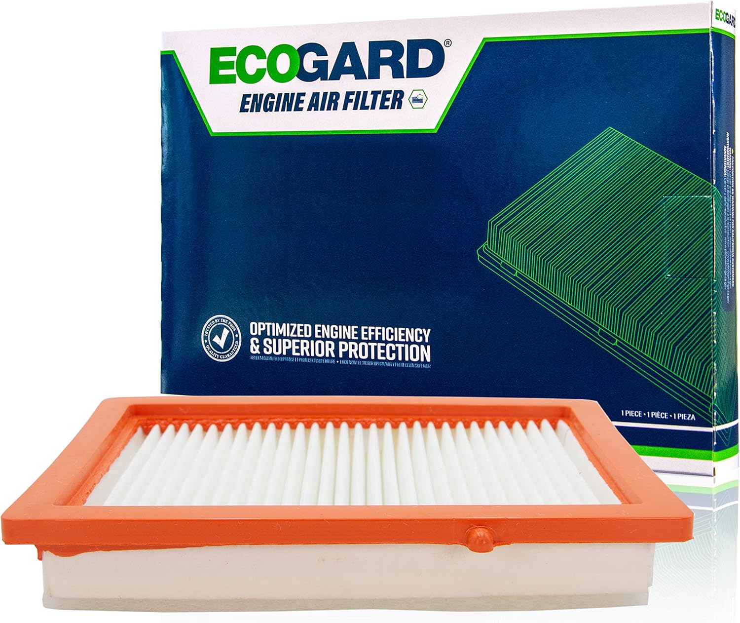 ECOGARD XA10645 Premium Engine Air Filter Fits Chevrolet Equinox 1.5L 2018-2022, Equinox 2.0L 2018-2020, Equinox 1.6L DIESEL 2018-2019 | GMC Terrain 1.5L 2018-2022, Terrain 2.0L 2018-2020