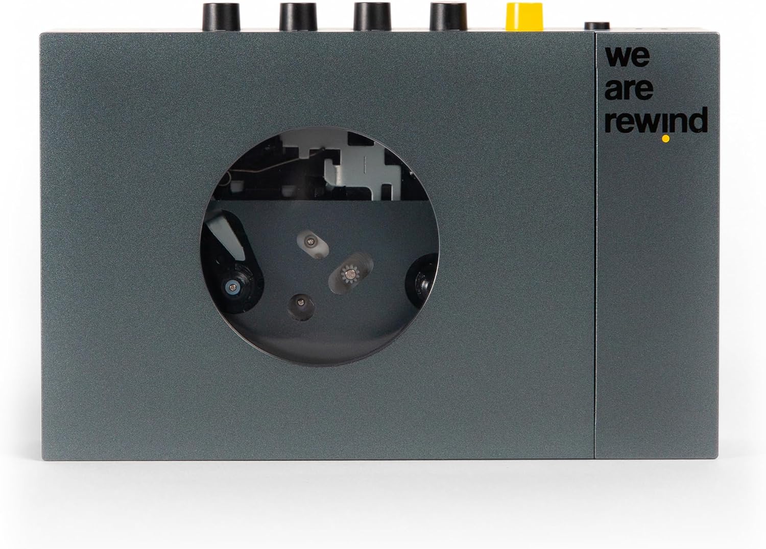 Portable Cassette Player - Cassette Tape Recorder with Bluetooth Connection Speaker or Headphones, 3.5mm Audio Cable - Vintage Design Cassette Player & Recorder - (Keith, Grey)