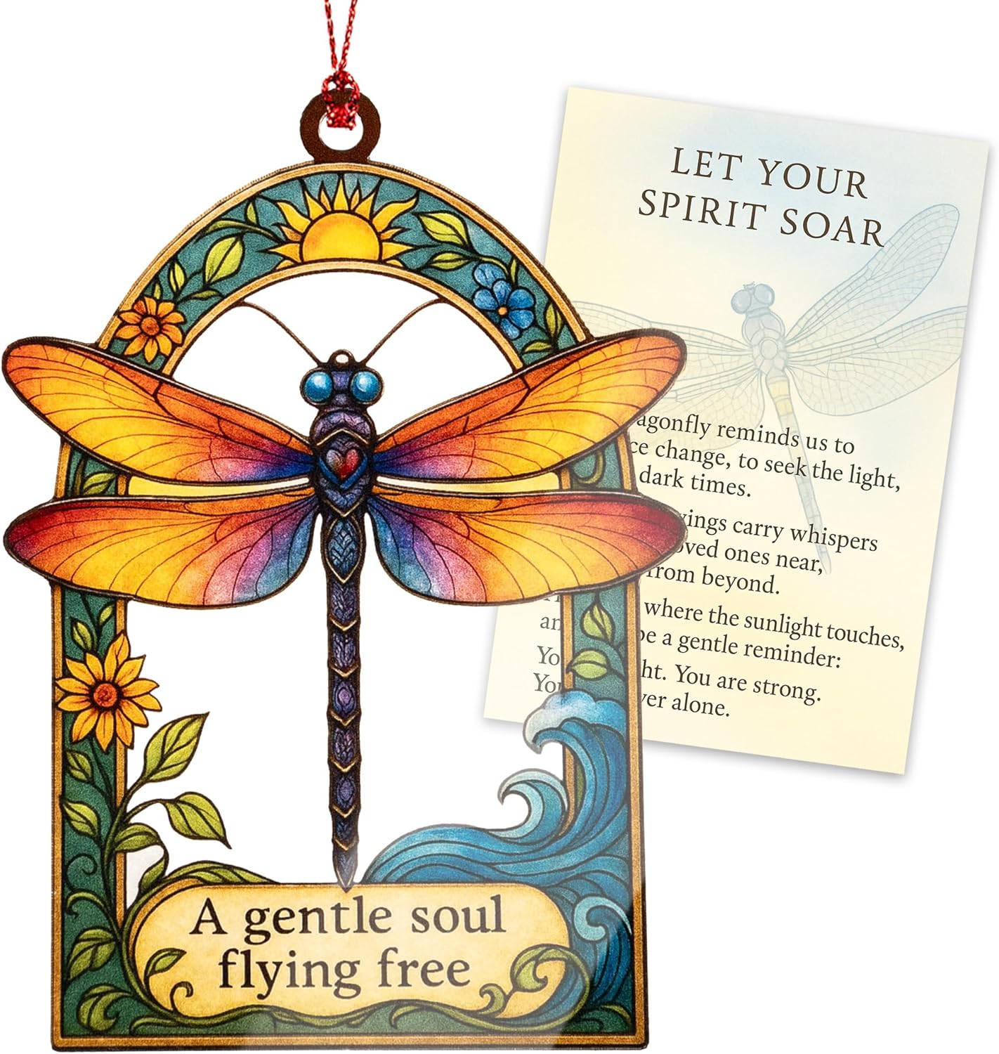 Christmas Ornaments - Dagonfly Ornament - Dragon Fly Gift for Women - Dragonfly Gifts - Dragonfly Ornaments - Christmas Ornament 2025 - White Elephant Gifts - Xmas Tree Hanging