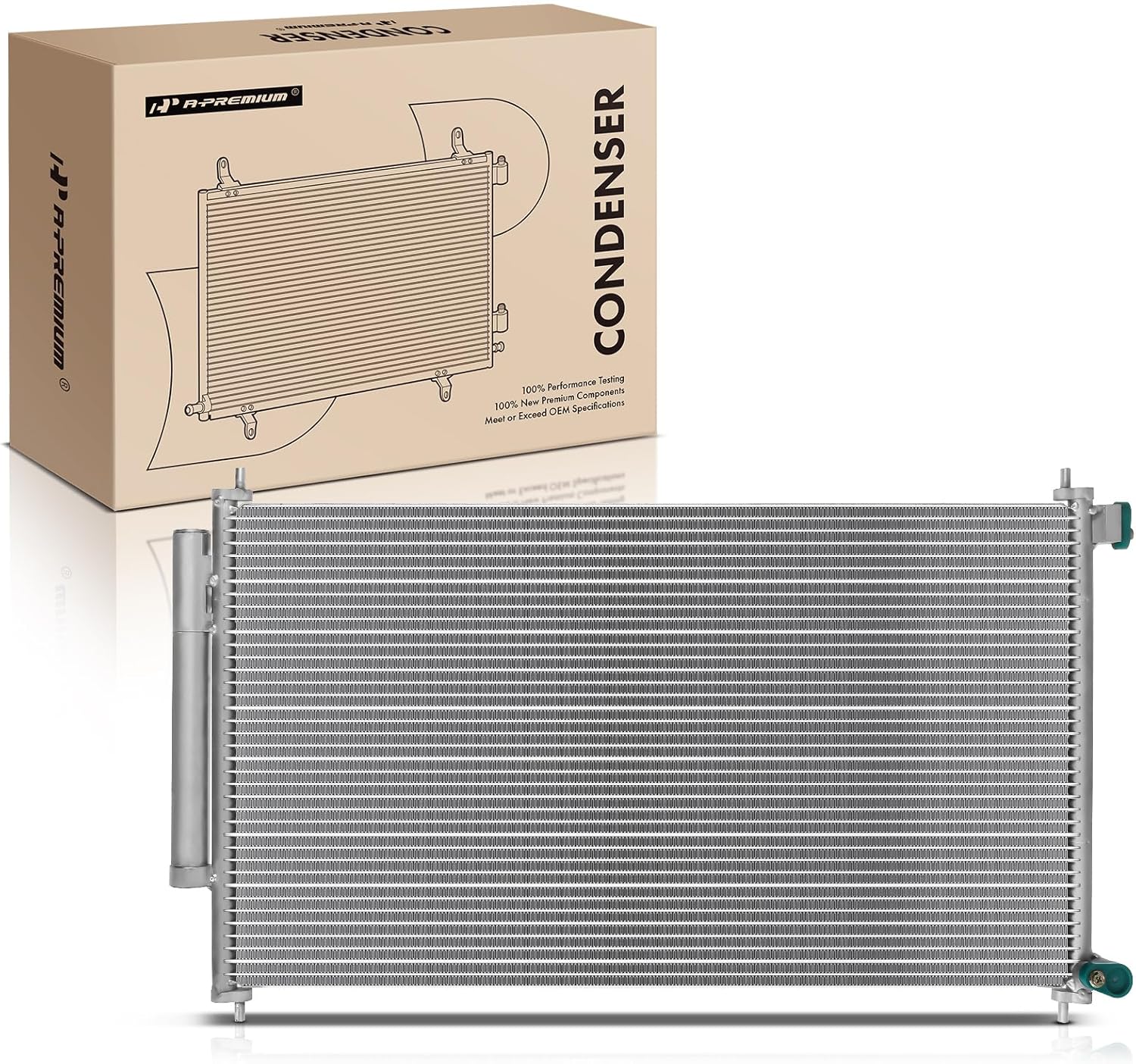 A-Premium Air Conditioning A/C Condenser Compatible with Honda CR-V CRV 2012-2016 L4 2.4L, Replace# 80110T0AA01
