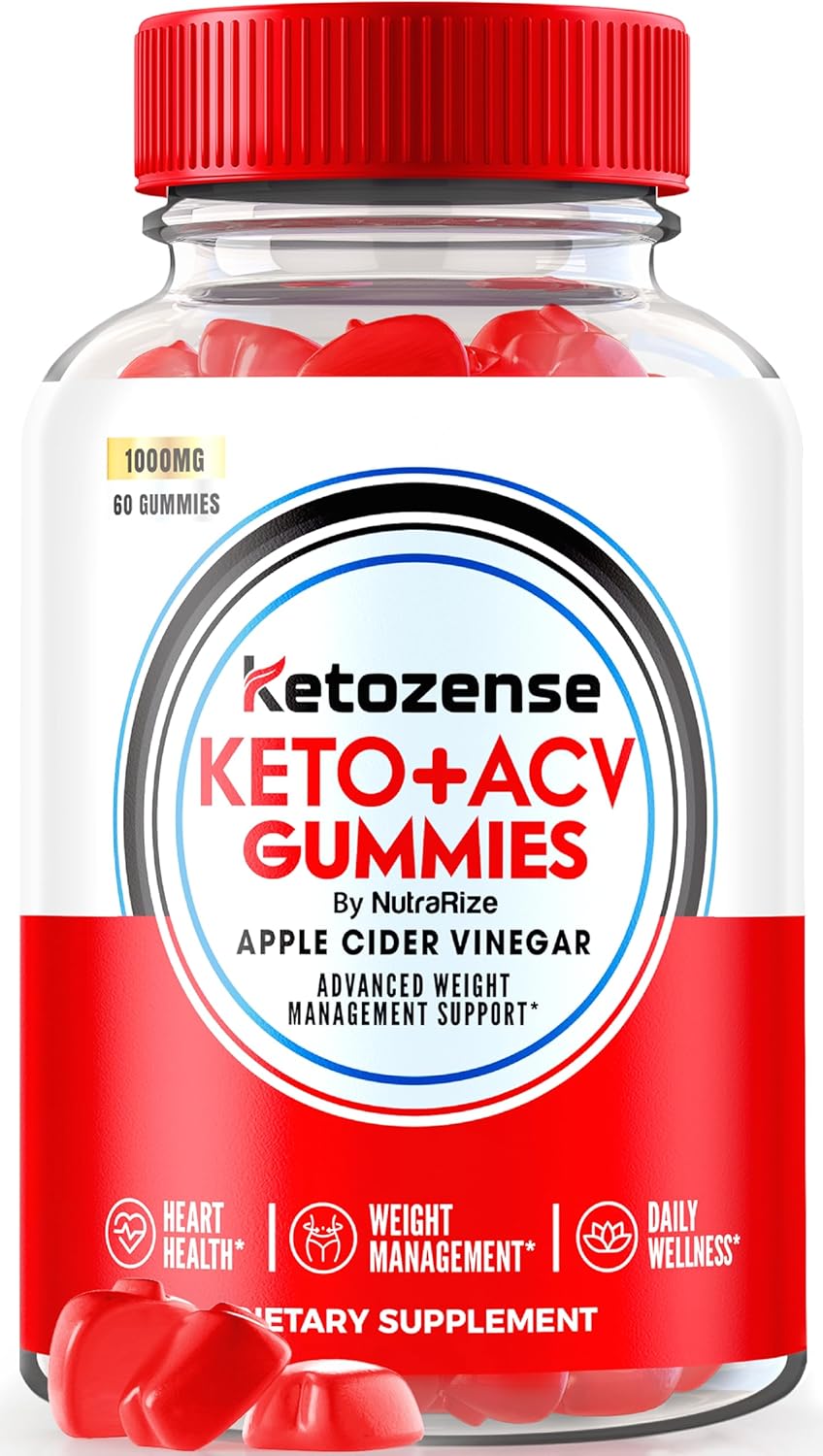 Ketozense Keto ACV Gummies - Ketozense Ketozene Official, Keto Zense ACV Gummies for Advanced Weight Loss, Premium Formula, Keto + ACV Gummy, Keto Zense Gomitas Reviews (60 Gummies)