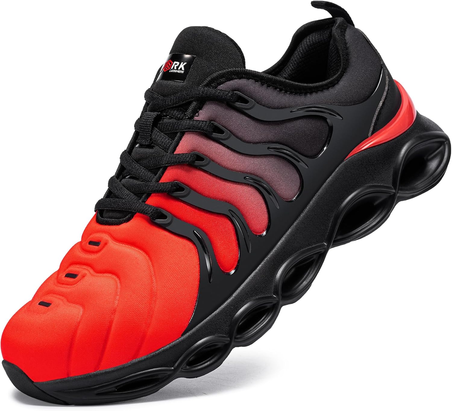 LARNMERN Safety Trainers Mens Steel Toe Cap Trainers Cushioning Breathable Light Weight Anti Smashing Fashion Comfortable Safety Shoes Work Trainers