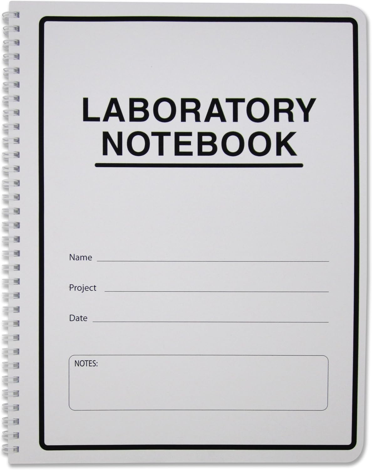 BookFactory Student Lab Notebook (Scientific Grid Format) - Standard No Carbon Copies 8.5'' x 11'', 50 Pages [Wire-O Bound] (LAB-050-WTG)