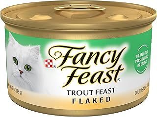 Purina Fancy Feast Wet Cat Food Flaked Trout Feast - (Pack of 24) 3 oz. Cans