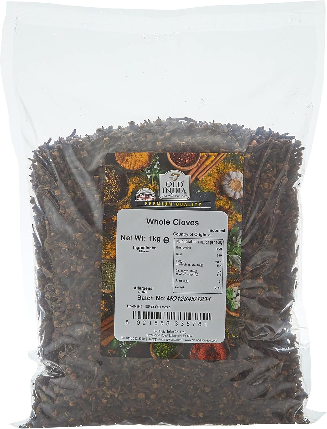 Old India Whole Cloves 1 Kg