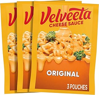 Velveeta Original Cheese Sauce Pouches, 3 ct Box with 4 oz Pouches