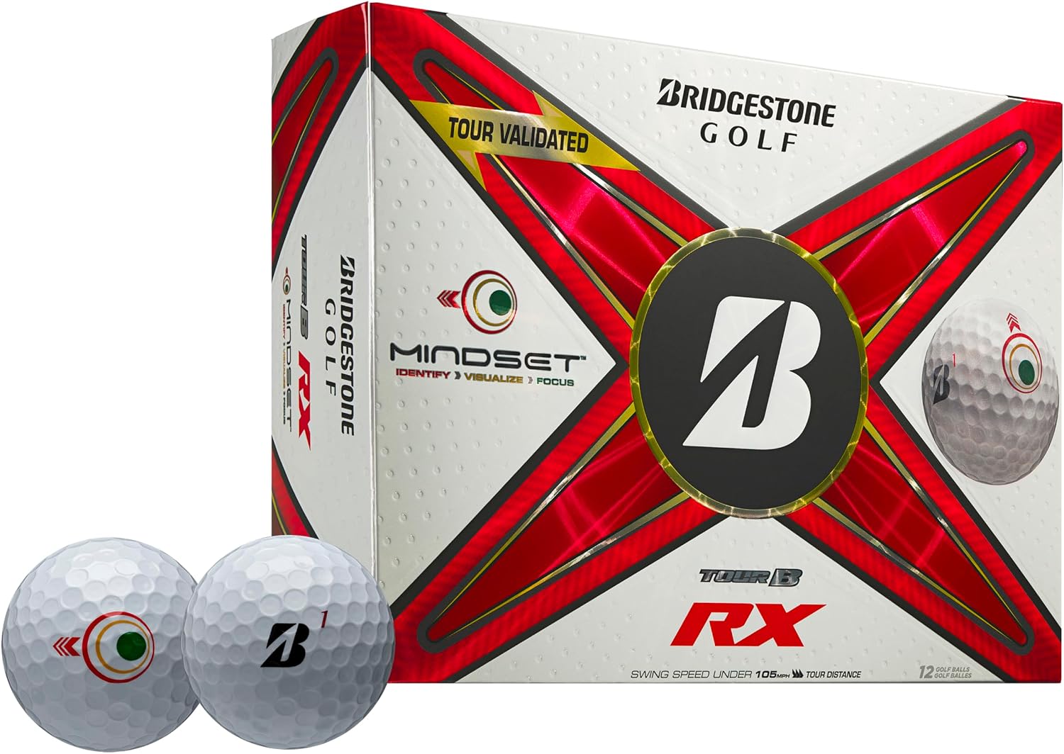 Bridgestone Golf Tour B RX Golf Balls One Dozen