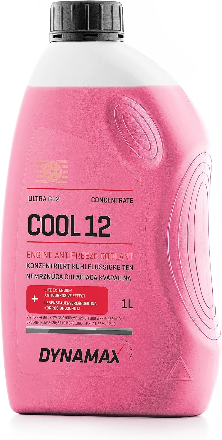 DYNAMAX Cool G12 Antifreeze Coolant CONCENTRATE 1 Litre