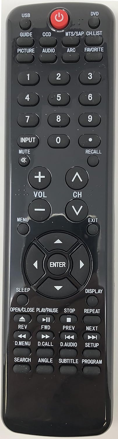 HTR-D10 Remote Control Replacement for Haier LED LCD TV