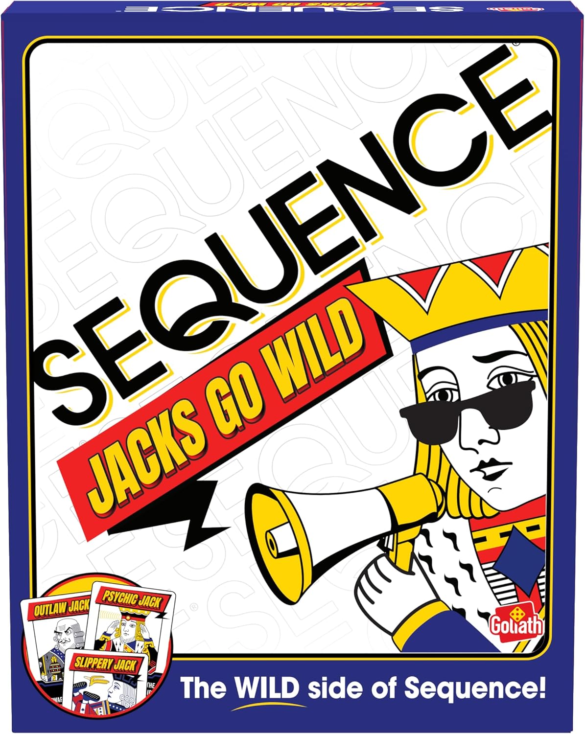Goliath Sequence Jacks Go Wild! | Strategy Board Game Includes Additional Wild Jacks Cards | 2-12 Players, Ages 7+