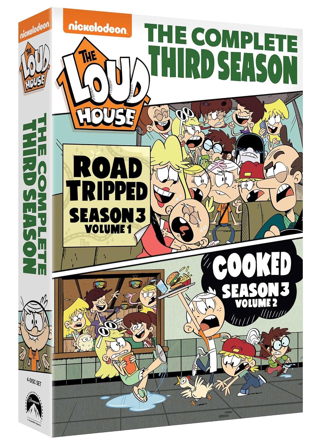 The Loud House: The Complete Third Season (Includes: Loud House: Cooked - Season 3, Volume 2, The, Loud House: Road Tripped – Season 3, Volume 1, The) [DVD]